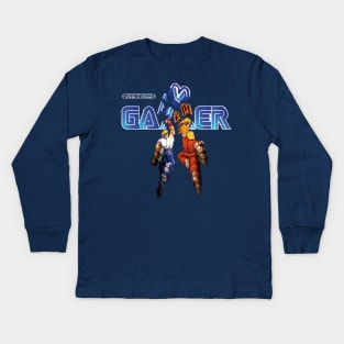 Retro Gamer Kids Long Sleeve T-Shirt